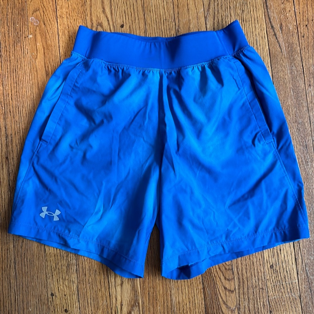 Men’s Under Armor Speed Pocket Shorts Size Small Blue